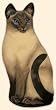 Ah Siamese Cat Doorstop &copy; Adeline Halvorson