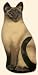 Ah Siamese Cat Doorstop &copy; Adeline Halvorson