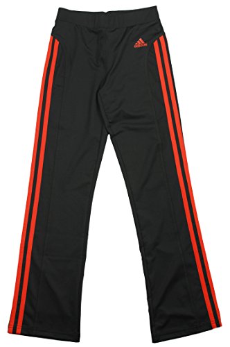 Adidas Big Girl's Yoga Pants with Stripes