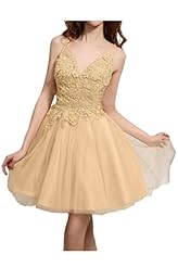 Sexy V-neck Lace Cocktail Satin   Ball Gown Homecoming Dress/Bridesmaid Dress/Prom Dress 