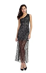 Sexy One Shoulder Lace Polyester/Spandex Club Dress/Evening Dress/Party Dress/Wedding Dress 