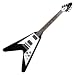 Gibson Flying V 1968 Electric Guitar, Ebony - Chrome Hardware