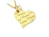 me. メッセージネックレス 95-0188 YellowGoldコーティングの画像