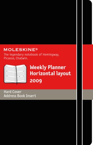 2009 Moleskine Pocket Diary Weekly Horizontal