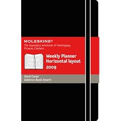 2009 Moleskine Pocket Diary Weekly Horizontal