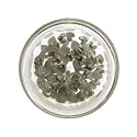 100 Soft Nail Art Hearts - Silver
