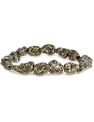 TAT2 Designs "Capri" Stretch Bronze Nugget Bracelet