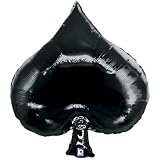 41gG5ZyWaVL. SL160  Black Gamble Casino Spade 35 Mylar Balloon Large