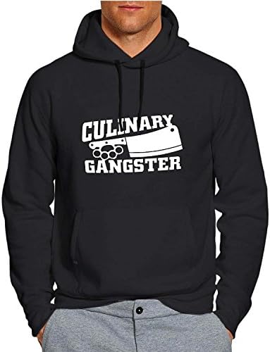 Culinary Gangster Chef prep Cook food Unisex Hoodie Sweatshirt Black 2XL