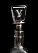 Monogram Glass Wine Stopper - Y