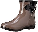 Nomad Women's Droplet Rain Boot, Taupe, 6 M US