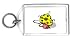Keychain with stealing, food, pest, mouse, cheese