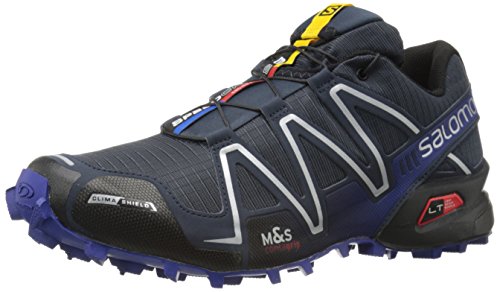 Salomon men s speedcross 3 cs trail running, deep blue,…