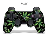 Protective skin for Playstation 3 Remote Controller - Weeds Black