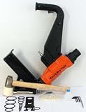 NEW 2 in 1 Flooring Cleat Nailer / Stapler PNEUNMATIC HARDWOOD FLOORING STAPLE NAILER GUN KIT