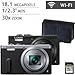 Panasonic DMC-ZS40S Digital Camera (Silver Bundle) + 16GB Card and Case