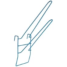 Bel-Art Scienceware 189310000 Epoxy-Coated Lab-Aire II Glove Holder