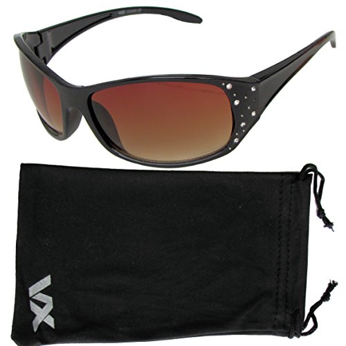 Vox Women's Sunglasses Designer Sport Fashion Rhinestones Eyewear UV400