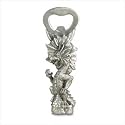 Pewter Dragon Statue Figurine Sculpture Bottle Opener