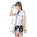 ZANZEA New Womens Hooded Transparent Clear Raincoat Cute Waterproof Rainwear
