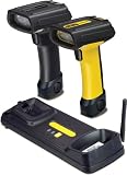 PowerScan 7100BT Industrial Handheld Linear Imager Barcode Reader-Base Power supply USB Cable no Pointer-Yellow/Black