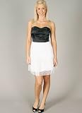 Tie-Behind Glitter Mesh Formal