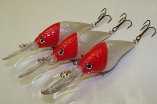 3 M3Y Custom Shad Bass Fishing LuresPlugCrankbaits Set M3Y