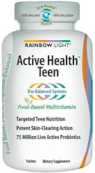Rainbow Light Active Health Teen  Multivitamin  Food Based  Tablets  90 tablets