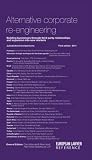 Alternative corporate re-engineering : building businesses through third party relationships and expansion into new markets : jurisdictional comparisons