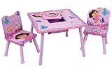 Dora The Explorer Storage Table and 2 Chairs Set