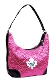 NHL Toronto Maple Leafs Pink Quilted Hobo