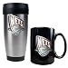New Jersey Nets Stainless Travel Mug & Coffee Cup Set