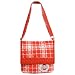 Ohio State Buckeyes Scarlet Plaid Messenger Bag