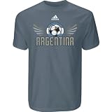 41gGgSu1bwL. SL160  adidas Argentina 2010 World Cup Flight Graphic T Shirt