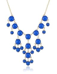 Cabochon Bib Necklace, 22"
