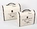 Luggage Series Set Of 2 Cases Cream Elegance Embroidery
