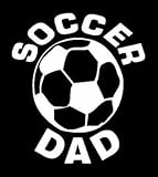 SOCCER DAD Vinyl Sticker/Decal (Sports,Soccer,Games)