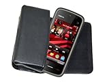 iTALKonline BLACK Side Pouch Case/Cover with Belt Loop for Nokia 5230