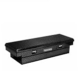 Tradesman TALF1660BK Black 60″ Long x 16″ Wide Aluminum Mid Size Cross Bed Truck Tool Box