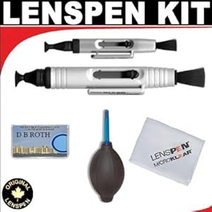 LENSPEN MiniPro II Lens Cleaning System + LENSPEN Digi-Klear LCD Display Screen Cleaning System + Deluxe DB ROTH Cleaning Package For The DXG DXG-517V 506V 563V 569VS 579V High Definition Camcorders