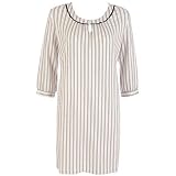 Karen Neuburger Striped Sleepwear Gown