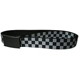 Checker - Black and Grey Web Belt