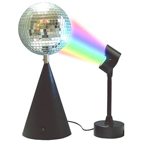 Disco Mirror Ball with Removable Light by HLI