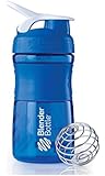 BlenderBottle SportMixer 20-ounce, Blue/White