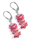 New Impressive Mother of Pearl Sterling Silver Leverback 1.5 Long Dangle Earrings