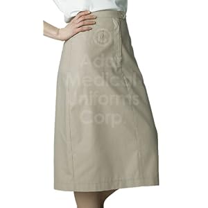 Buy Adar Mid-Calf Length Angle Pocket Skirt by ADAR UNIFORMS