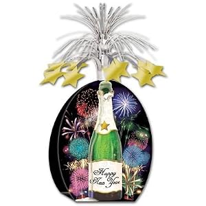 new years parties table centerpieces