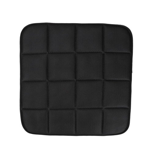 Vktech® 42cm*42cm Bamboo Charcoal Breathable Car Seat Cushion Cover Pad Chair Mat (Black)