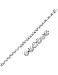 C.Z SQUARE SET BANGLE