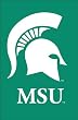 Michigan State University Spartans Flag - Garden Size